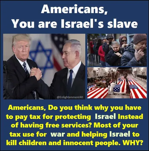 🔺 Americans, You are Israel's slave