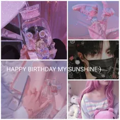 Happy birthday my sunshine:)