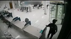 حمله مسلحانه به یک بانک در برزیل سرعت عمل نگهبان واقعا عا