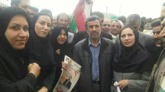 🔴  عکس ارسالی مخاطبان از استقبال از دکتر احمدی نژاد در ار