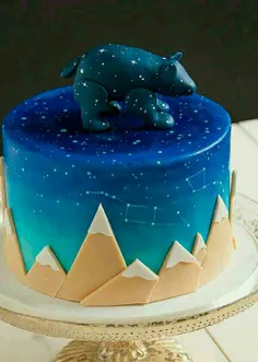 #کیک با طعم #کهکشان راه شیری!  
