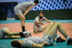 : روس‌ها با آقاوسط گرم کردند/ کشش بازیکنان ایران طولانی‌ت