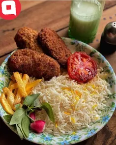 نوستالژی فقط جناب کتلت تواین بشقابای ملامین وعطربرنج ایرا