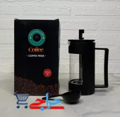 فرنچ پرس مشکی برند coffee press سایز 350 و 600 میل