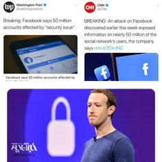 🔺 خبرگزاری‌های دنیا از حمله به فیس‌بوک و دسترسی به اطلاعا
