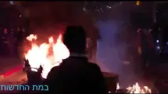 🎥 معترضان صهیونیستی اتوبوس‌ها را به آتش کشیدند/جهنم در سر