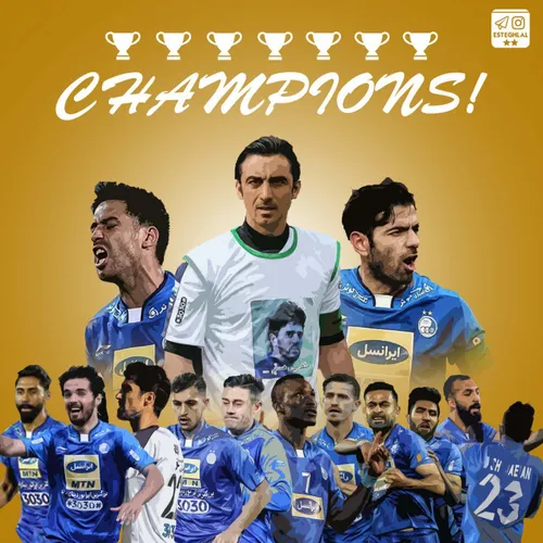 هفتمین قهرمانی مبارک همه تاجی ها 💙 💪