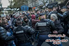 برخورد پلیس فرانسه با معترضانی که خواهان رعایت حقوق اولیه