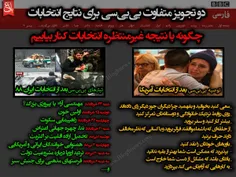 دو تجویز متفاوت BBC // برای ایران به شورش در مقابل کاندید