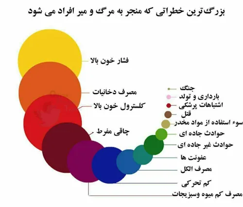 بزرگ ترین خطراتی که منجر به مرگ و میر افراد می شود