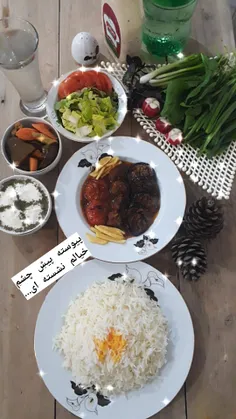 تنوع غذایی باث میشه اشتهای ادم تحریک شه وجذب غذا بشه😊