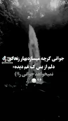 دلم از بس که غم دیده نمیخواهد جوانی را 💔🥀🥲✋️