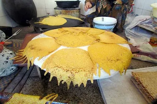 نان گرده یکی دیگر از نان های بومی و سنتی استان ایلام به ش