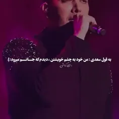 من خود به چشم‌خویشتن دیدم که جانم میرود💔