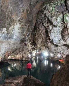 #غار سَهوَلان دومین غار بزرگ آبی ایران است که در حدود 43 