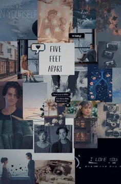 کسی فیلمشو دیده؟؟ #FiveFeetApart #wallpaper #lock_screen 