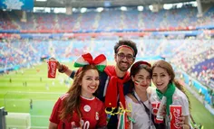 ⚽ ️ هواداران ایران در ورزشگاه سن‌پترزبورگ