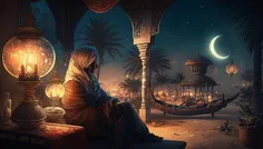 I am waiting for you under the beautiful nights of the desert 