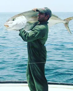 صید شاه ماهی ٣٣ کیلویی با قلاب، طعمه خساک، بیست و پنج مای
