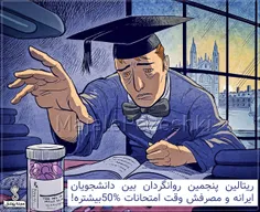 ریتالین پنجمین روانگردان بین دانشجویان ایرانه و مصرفش وقت