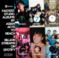سریع ترین آلبوم های استودیویی اکت آسیایی که به 3 میلیارد 