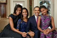 اوباما ما و زن و بچه Black