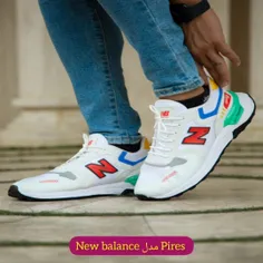 کفش مردانه New balance مدل Pires (سفید)