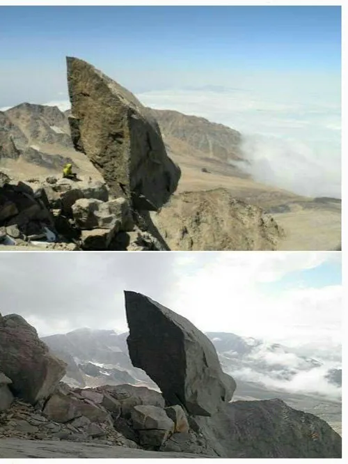 یکی از جالب ترین صخره ها در ایران سنگ سماور در مازندران ا