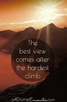 بهترین مناظر بعد از سخت ترین صعود میاد...