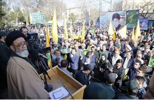 تجمع تبریزی ها در حمایت از سپاه پاسداران
