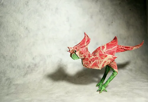 خلق مجسمه های خارق العاده حیوانات با استفاده از کاغذ