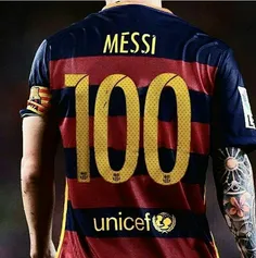 100 بازی  مسی  در جام اروپا