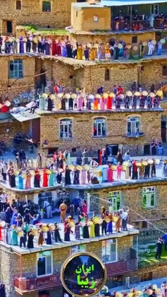 مراسم هزار دف در روستای زیبا و تاریخی پالنگان ✨ کردستان، 