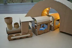 #ایده‌های ساده و جالب برای ساخت #کاردستی قطار 