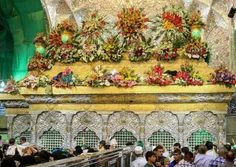 ضریح امام حسین (ع)در شب تولدش