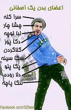 اعضای بدن یه اصفهانی(-: