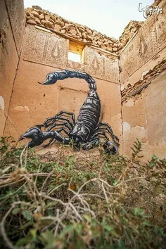 تبدیل روستایی در#تونس به یک اثر#هنری 