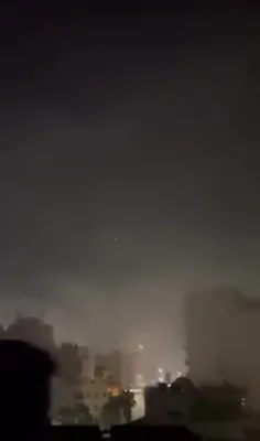 عجب صحنه ای در شب حمله ی ایران ثبت شد و ندیدیم