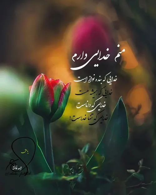 منم خدایی دارم ... دلنوشته