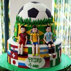 بچه‌ها اینم کیک جشن صعود تیم ملی فوتبال فردا