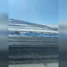 بلاخره برفو دیدیم ⛄⛄🤍🤍