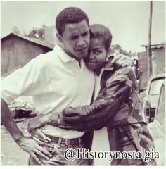 اوباما و دخترش قبل از ریاست جمهوری