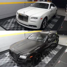 Color Transformation white to black on this Rolls-Royce W