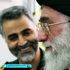 تصویرمنتشرنشده #سردارسلیمانی در محضر #رهبرانقلاب