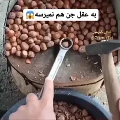 یه ترفند جالب واسه شکوندن فندق👌🏻