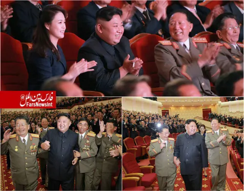 📸 رهبر کره شمالی با ترتیب دادن یک مراسم جشن، به دانشمندان