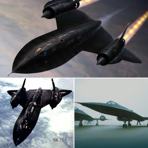 پرنده ی سیاه SR71 ( سریع ترین هواپیمای جهان ) ، جاسوس محر