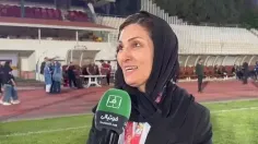 اختصاصی/ صحبت های طاهره رهنما مادر زنده‌یاد ملیکا محمدی در حاشیه جشن قهرمانی خاتون بم در لیگ برتر بانوان