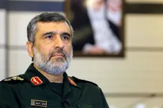 سردار حاجی‌زاده، فرمانده نیروی هوافضای سپاه در گفتگو با ن