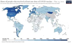 نقشه واکسناسیون جهانی 